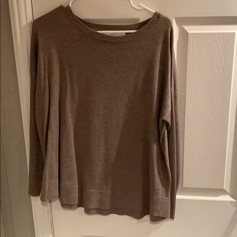 Loft Oatmeal Sweater